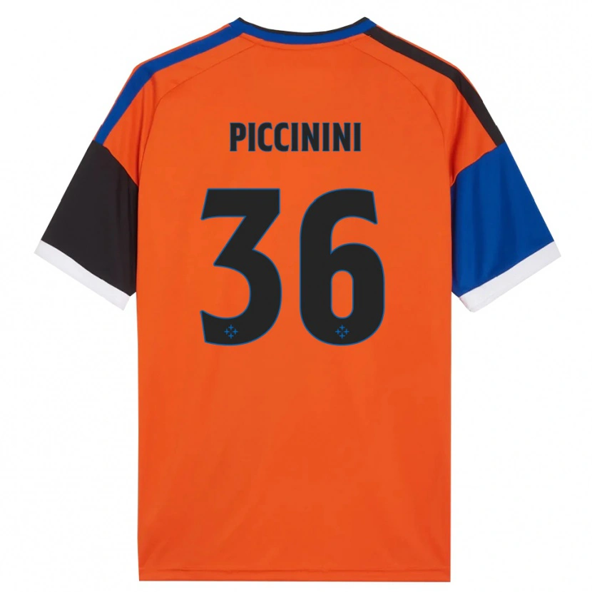 Danxen Kinder Gabriele Piccinini #36 Orange Blau Schwarz Weiß Auswärtstrikot Trikot 2026/27 T-Shirt Österreich