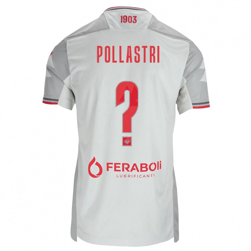 Danxen Kinder Luca Pollastri #0 Grau Weiß Rot Auswärtstrikot Trikot 2026/27 T-Shirt Österreich