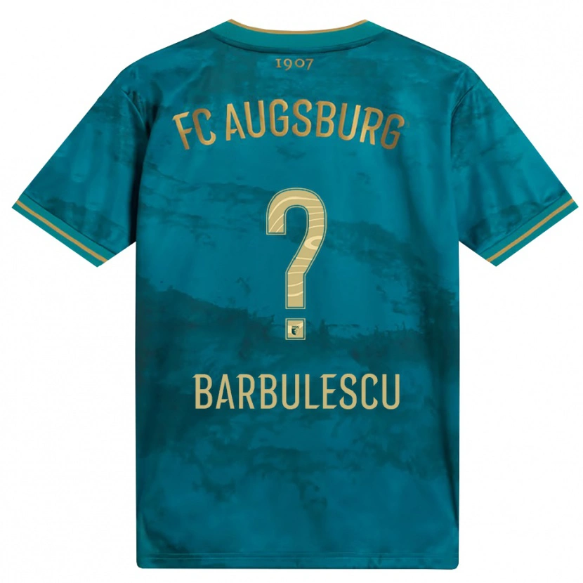 Danxen Kinder Luca Bărbulescu #0 Grün Braun Auswärtstrikot Trikot 2026/27 T-Shirt Österreich