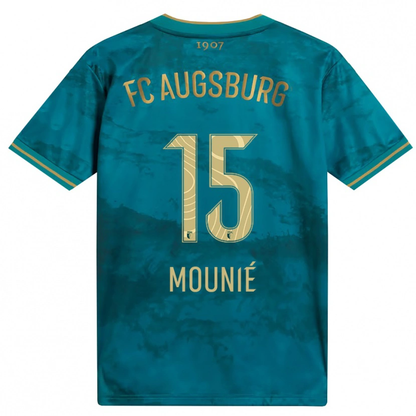 Danxen Kinder Steve Mounié #15 Grün Braun Auswärtstrikot Trikot 2026/27 T-Shirt Österreich
