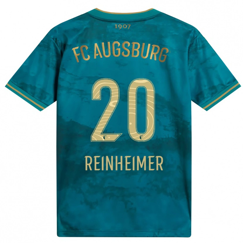 Danxen Kinder Pirmin Reinheimer #20 Grün Braun Auswärtstrikot Trikot 2026/27 T-Shirt Österreich