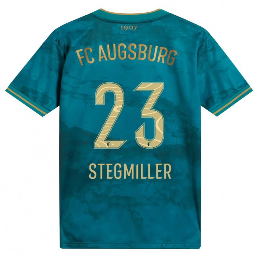 Danxen Kinder Louis Stegmiller #23 Grün Braun Auswärtstrikot Trikot 2026/27 T-Shirt Österreich