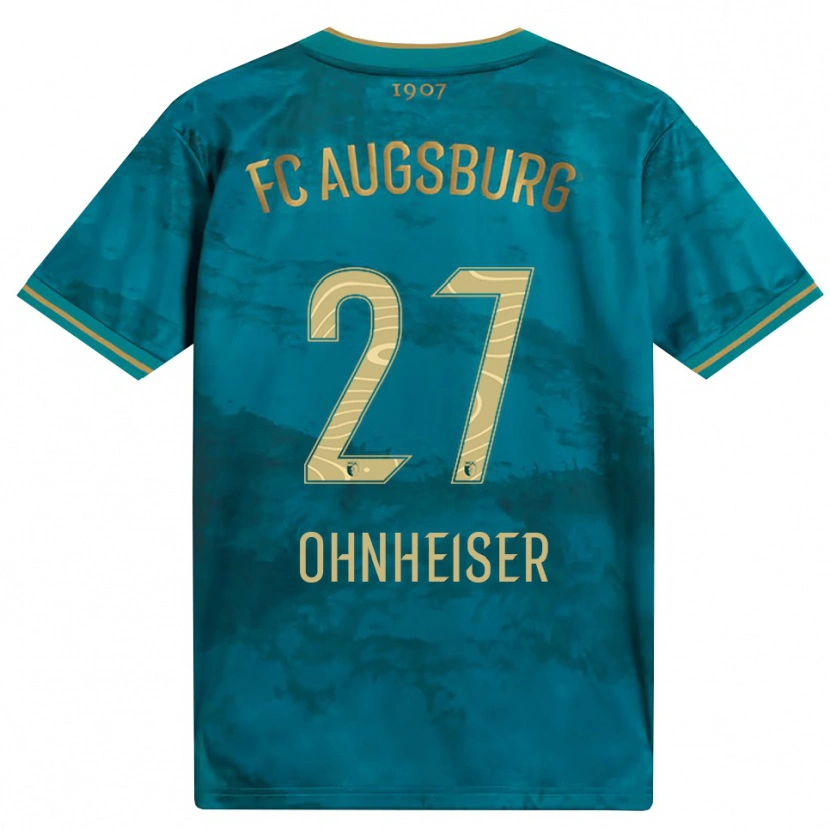 Danxen Kinder Nico Ohnheiser #27 Grün Braun Auswärtstrikot Trikot 2026/27 T-Shirt Österreich