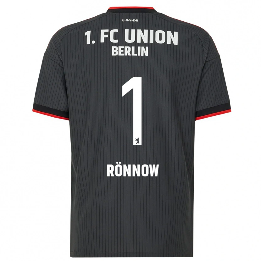 Danxen Kinder Frederik Rönnow #1 Schwarz Weiß Rot Auswärtstrikot Trikot 2026/27 T-Shirt Österreich