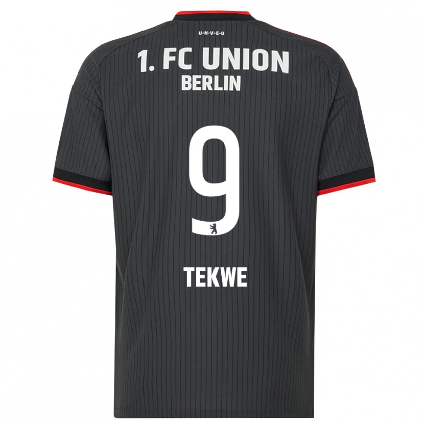 Danxen Kinder Harry Tekwe #9 Schwarz Weiß Rot Auswärtstrikot Trikot 2026/27 T-Shirt Österreich