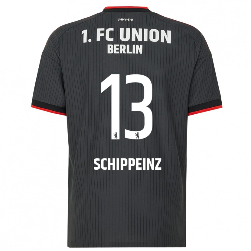 Danxen Kinder Mark Schippeinz #13 Schwarz Weiß Rot Auswärtstrikot Trikot 2026/27 T-Shirt Österreich