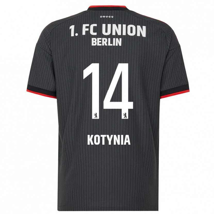Danxen Kinder Nikodem Kotynia #14 Schwarz Weiß Rot Auswärtstrikot Trikot 2026/27 T-Shirt Österreich