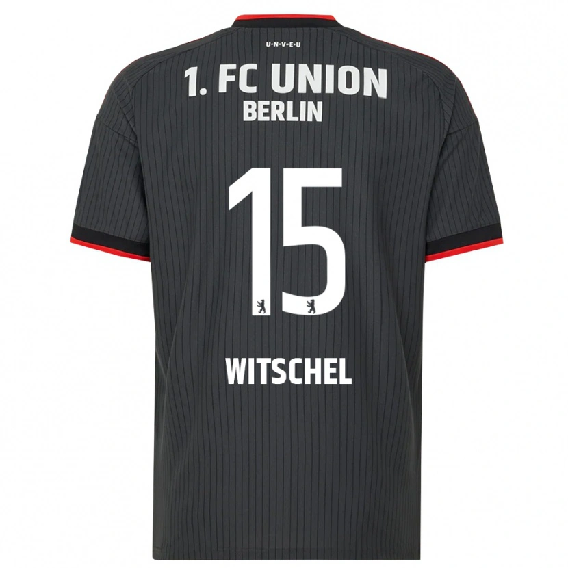 Danxen Kinder Maxim Witschel #15 Schwarz Weiß Rot Auswärtstrikot Trikot 2026/27 T-Shirt Österreich