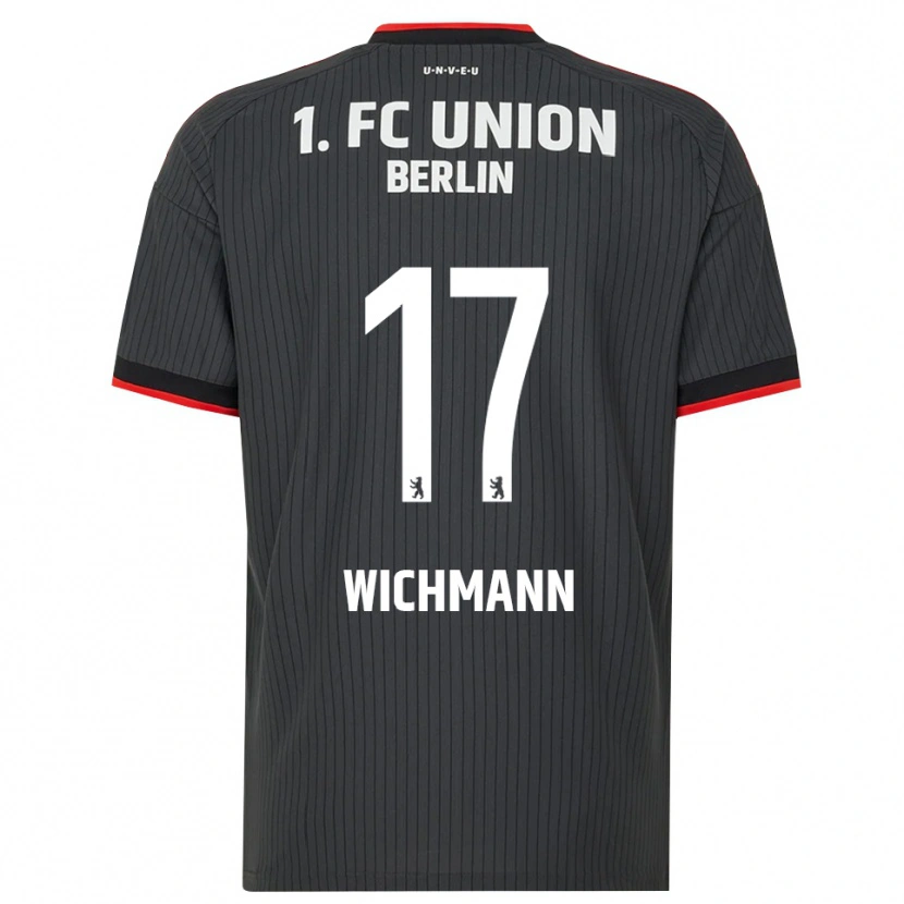 Danxen Kinder Julius Wichmann #17 Schwarz Weiß Rot Auswärtstrikot Trikot 2026/27 T-Shirt Österreich