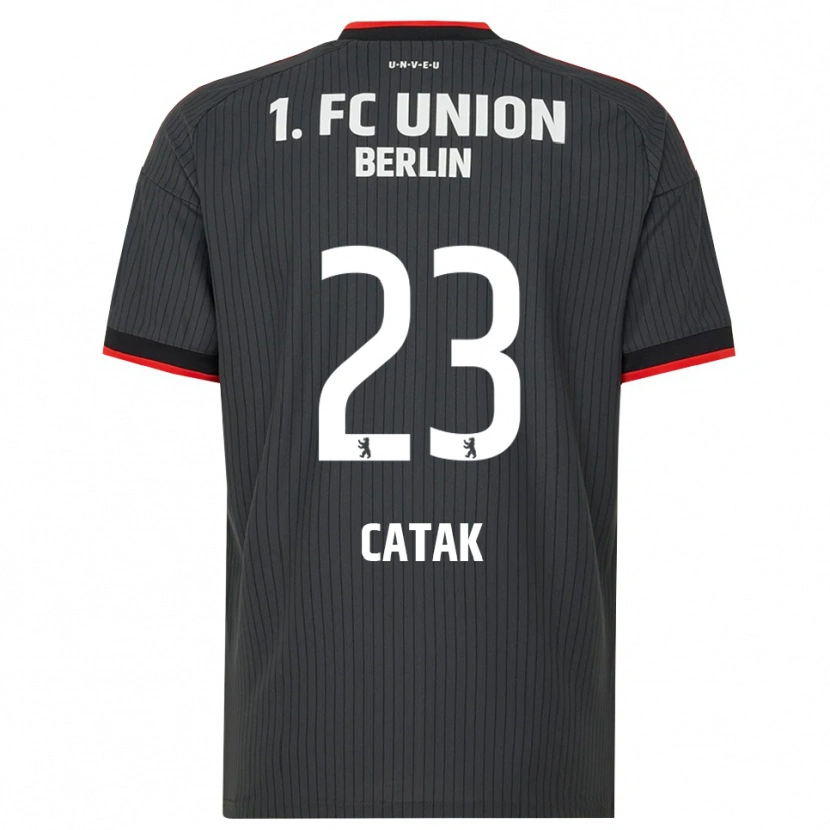 Danxen Kinder Kian Catak #23 Schwarz Weiß Rot Auswärtstrikot Trikot 2026/27 T-Shirt Österreich