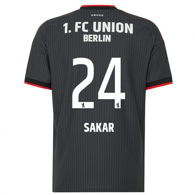 Danxen Kinder Fatma Sakar #24 Schwarz Weiß Rot Auswärtstrikot Trikot 2026/27 T-Shirt Österreich
