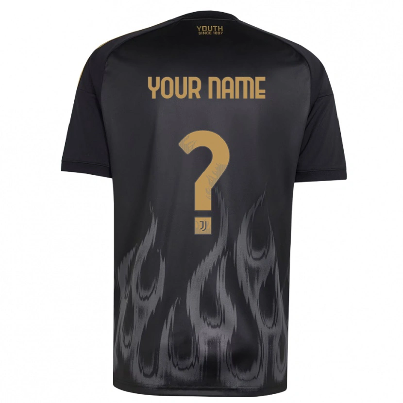 Danxen Kinder Ihren Namen #0 Schwarz Braun Ausweichtrikot Trikot 2026/27 T-Shirt Österreich