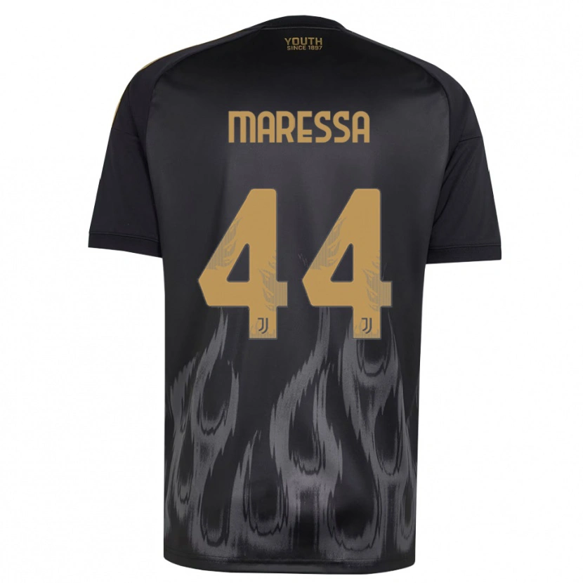 Danxen Kinder Tommaso Maressa #44 Schwarz Braun Ausweichtrikot Trikot 2026/27 T-Shirt Österreich