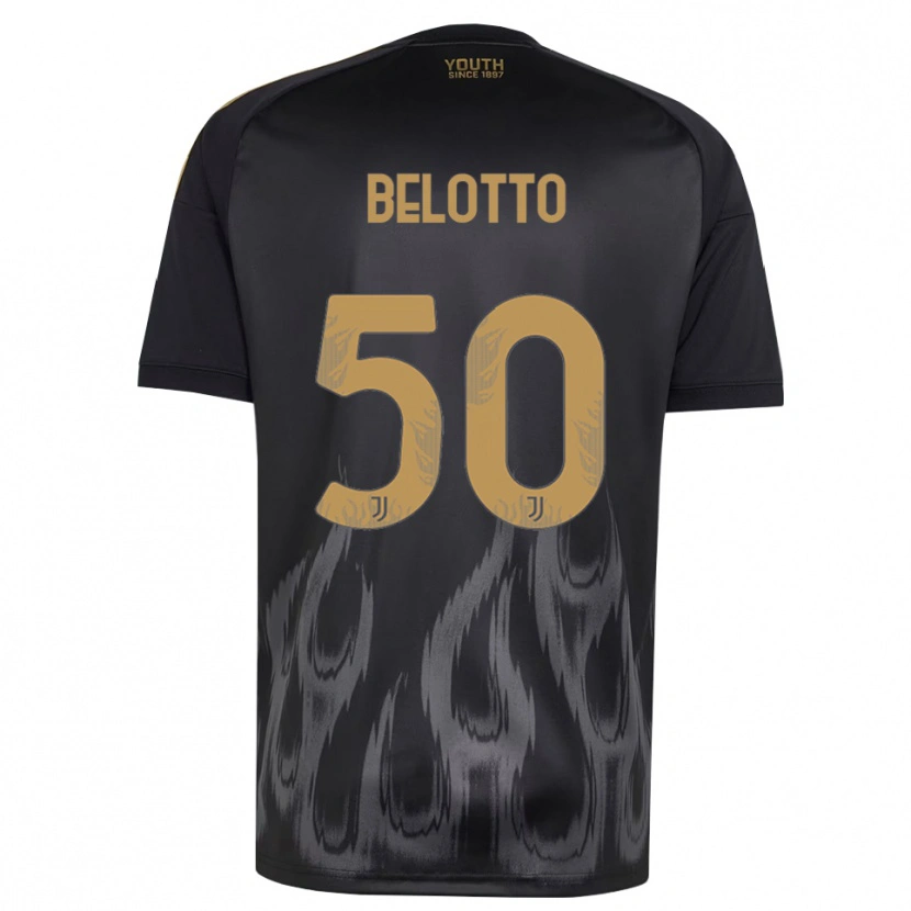 Danxen Kinder Soledad Belotto #50 Schwarz Braun Ausweichtrikot Trikot 2026/27 T-Shirt Österreich