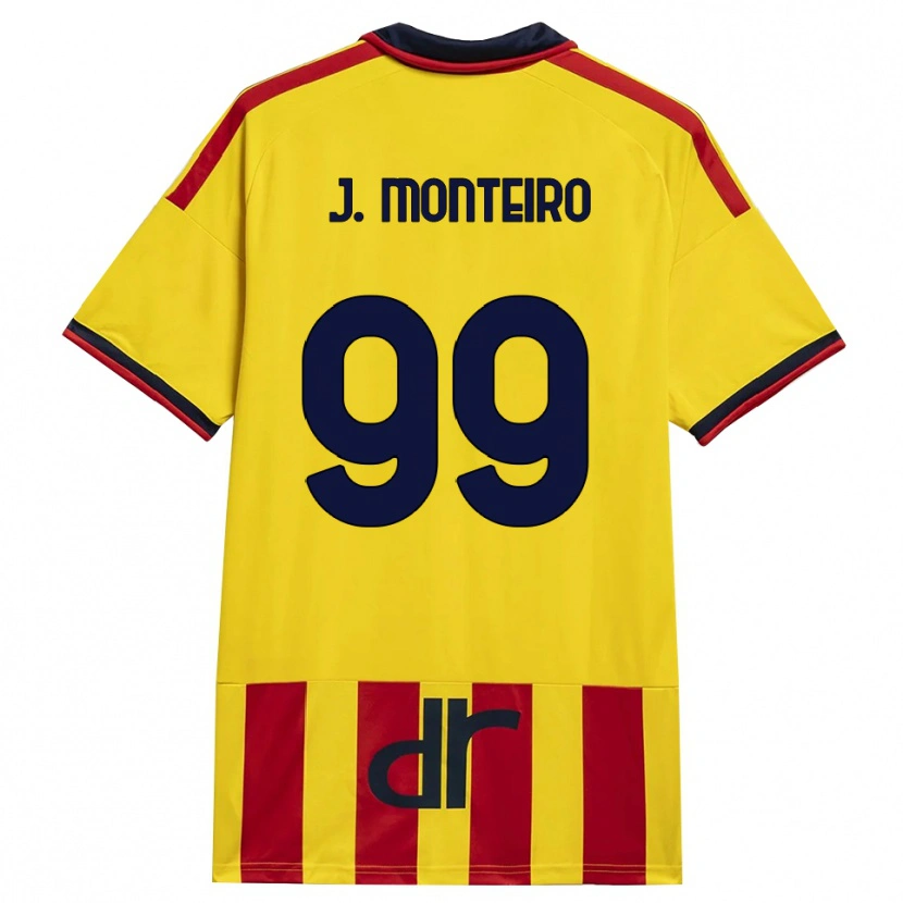 Danxen Kinder Joël Monteiro #99 Gelb Rot Heimtrikot Trikot 2026/27 T-Shirt Österreich