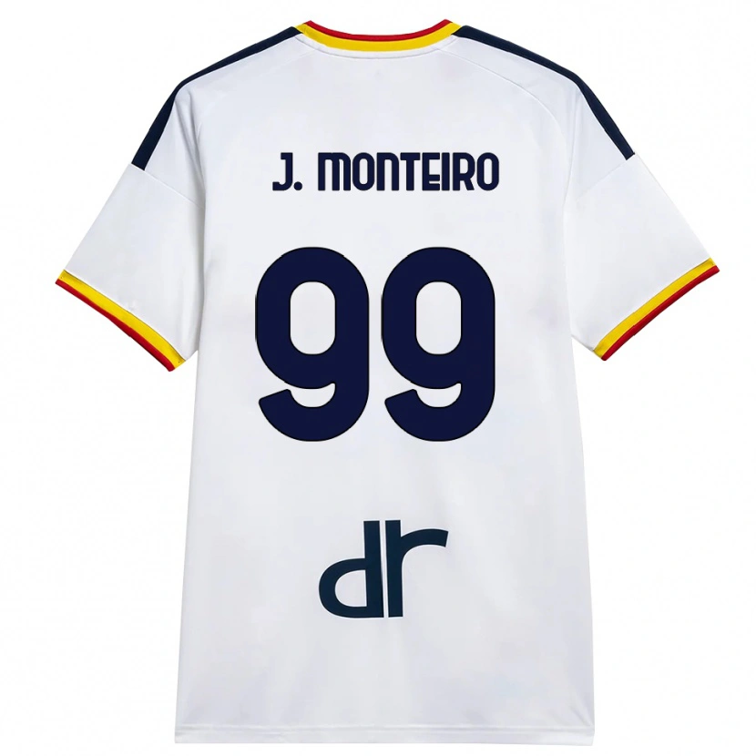Danxen Kinder Joël Monteiro #99 Weiß Gelb Rot Auswärtstrikot Trikot 2026/27 T-Shirt Österreich