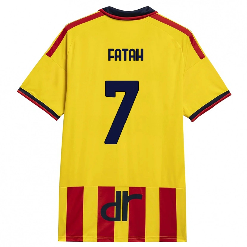 Danxen Herren Amar Fatah #7 Gelb Rot Heimtrikot Trikot 2026/27 T-Shirt Österreich