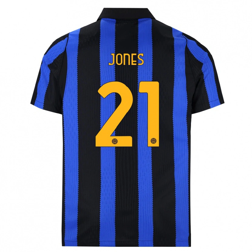 Danxen Herren Curtis Jones #21 Schwarz Blau Gelb Heimtrikot Trikot 2026/27 T-Shirt Österreich