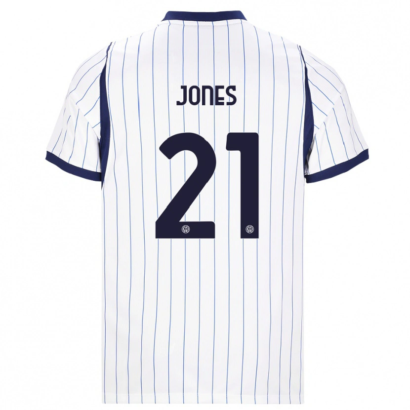 Danxen Herren Curtis Jones #21 Weiß Dunkelblau Auswärtstrikot Trikot 2026/27 T-Shirt Österreich