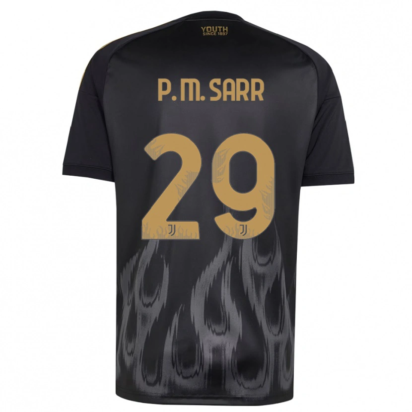 Danxen Herren Pape Matar Sarr #29 Schwarz Braun Ausweichtrikot Trikot 2026/27 T-Shirt Österreich