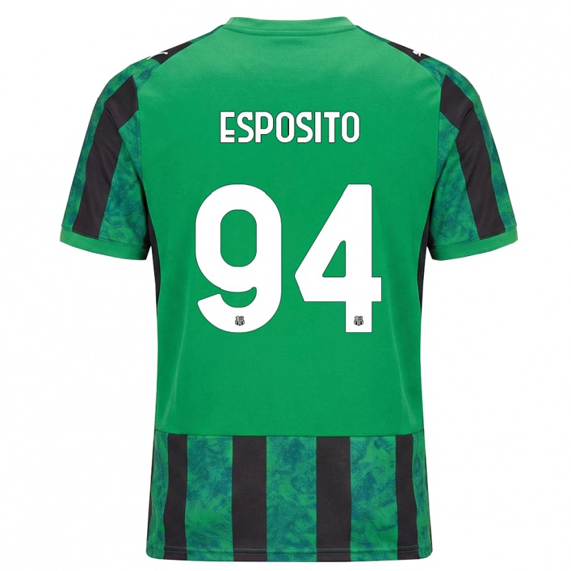 Danxen Herren Sebastiano Esposito #94 Grün Schwarz Weiß Heimtrikot Trikot 2026/27 T-Shirt Österreich