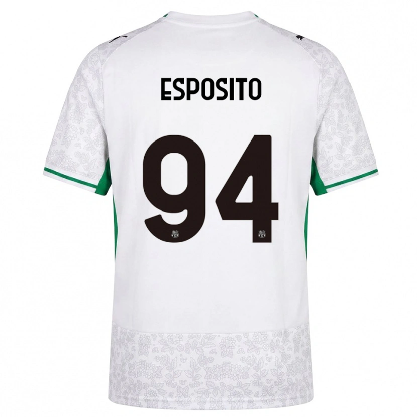 Danxen Herren Sebastiano Esposito #94 Weiß Schwarz Grün Auswärtstrikot Trikot 2026/27 T-Shirt Österreich