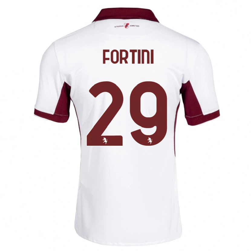 Danxen Herren Niccolò Fortini #29 Burgund Weiß Rot Auswärtstrikot Trikot 2026/27 T-Shirt Österreich