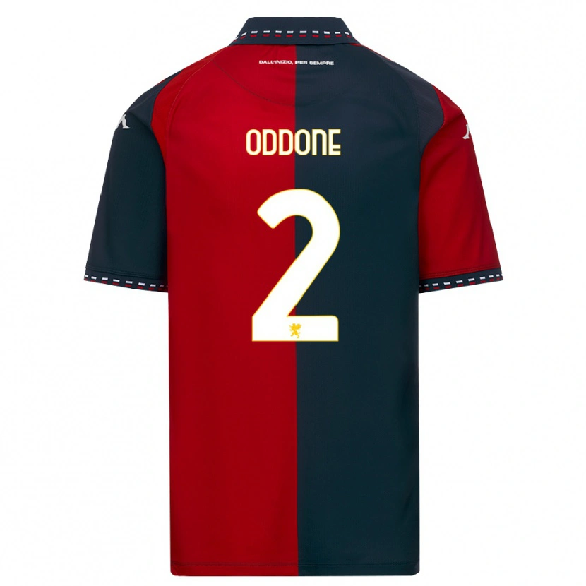 Danxen Herren Riccardo Oddone #2 Rot Schwarz Weiß Heimtrikot Trikot 2026/27 T-Shirt Österreich