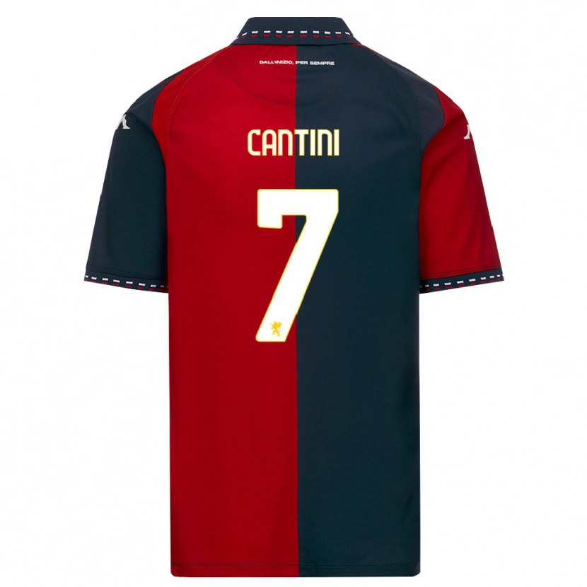 Danxen Herren Riccardo Cantini #7 Rot Schwarz Weiß Heimtrikot Trikot 2026/27 T-Shirt Österreich