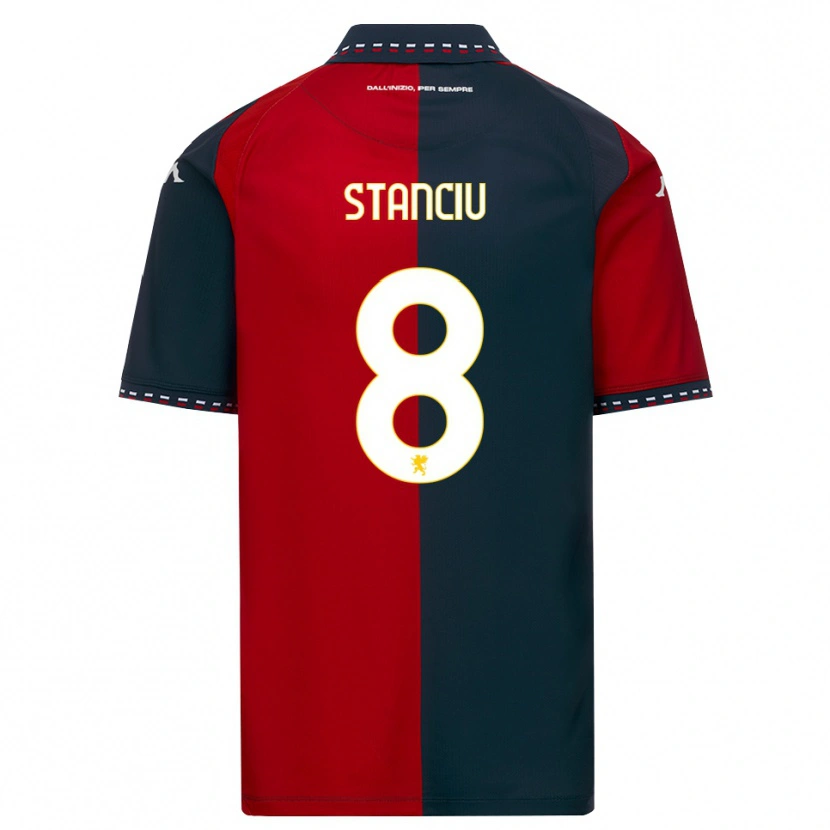 Danxen Herren Nicolae Stanciu #8 Rot Schwarz Weiß Heimtrikot Trikot 2026/27 T-Shirt Österreich