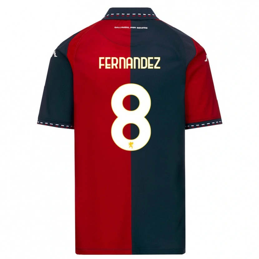 Danxen Herren Maria Fernandez #8 Rot Schwarz Weiß Heimtrikot Trikot 2026/27 T-Shirt Österreich