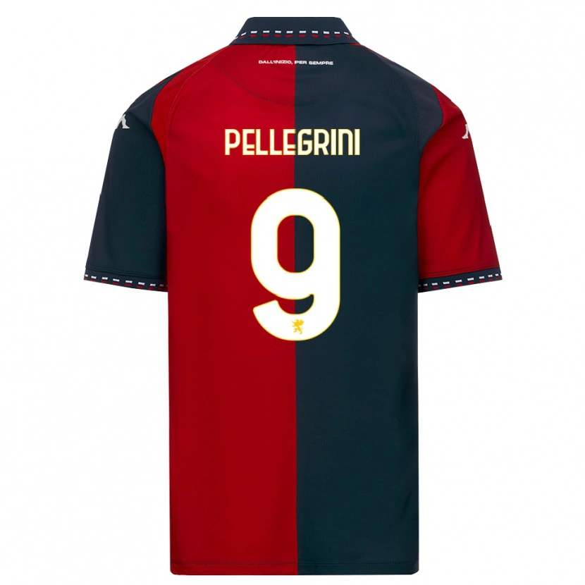 Danxen Herren Fernando Pellegrini #9 Rot Schwarz Weiß Heimtrikot Trikot 2026/27 T-Shirt Österreich