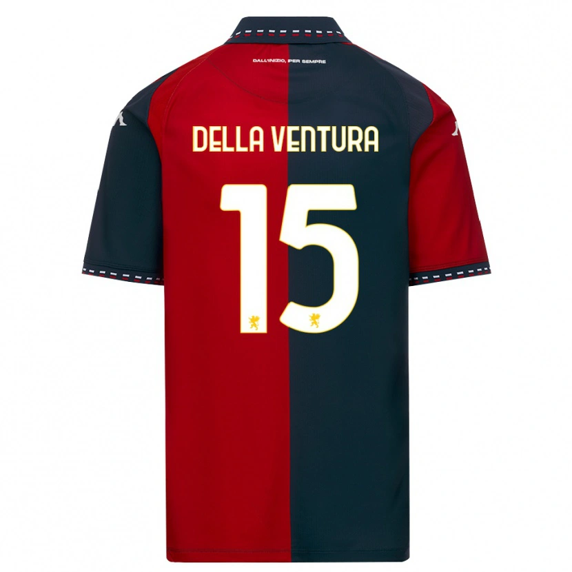 Danxen Herren Lorenzo Della Ventura #15 Rot Schwarz Weiß Heimtrikot Trikot 2026/27 T-Shirt Österreich