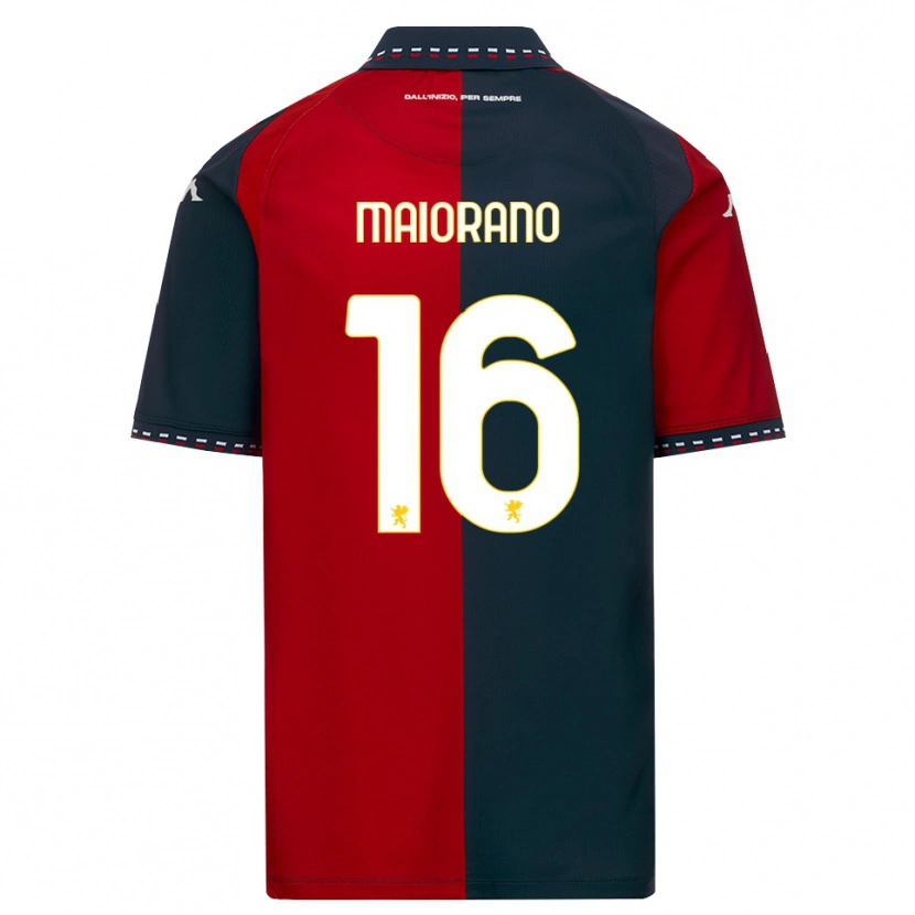 Danxen Herren Francesco Maiorano #16 Rot Schwarz Weiß Heimtrikot Trikot 2026/27 T-Shirt Österreich