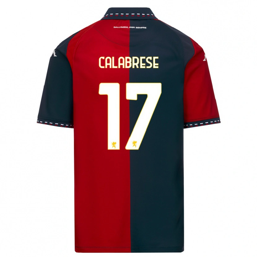 Danxen Herren Filippo Calabrese #17 Rot Schwarz Weiß Heimtrikot Trikot 2026/27 T-Shirt Österreich