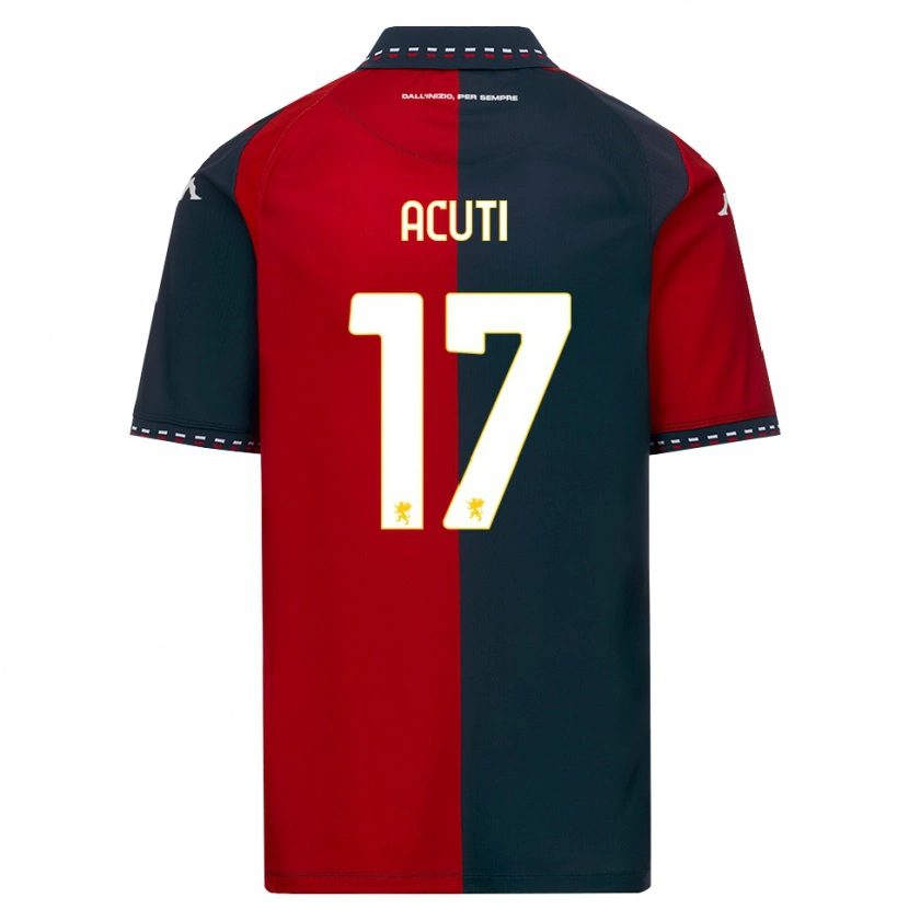 Danxen Herren Arianna Acuti #17 Rot Schwarz Weiß Heimtrikot Trikot 2026/27 T-Shirt Österreich