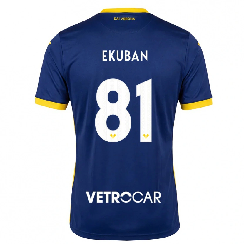 Danxen Herren Caleb Ekuban #81 Königsblau Gelb Weiß Heimtrikot Trikot 2026/27 T-Shirt Österreich