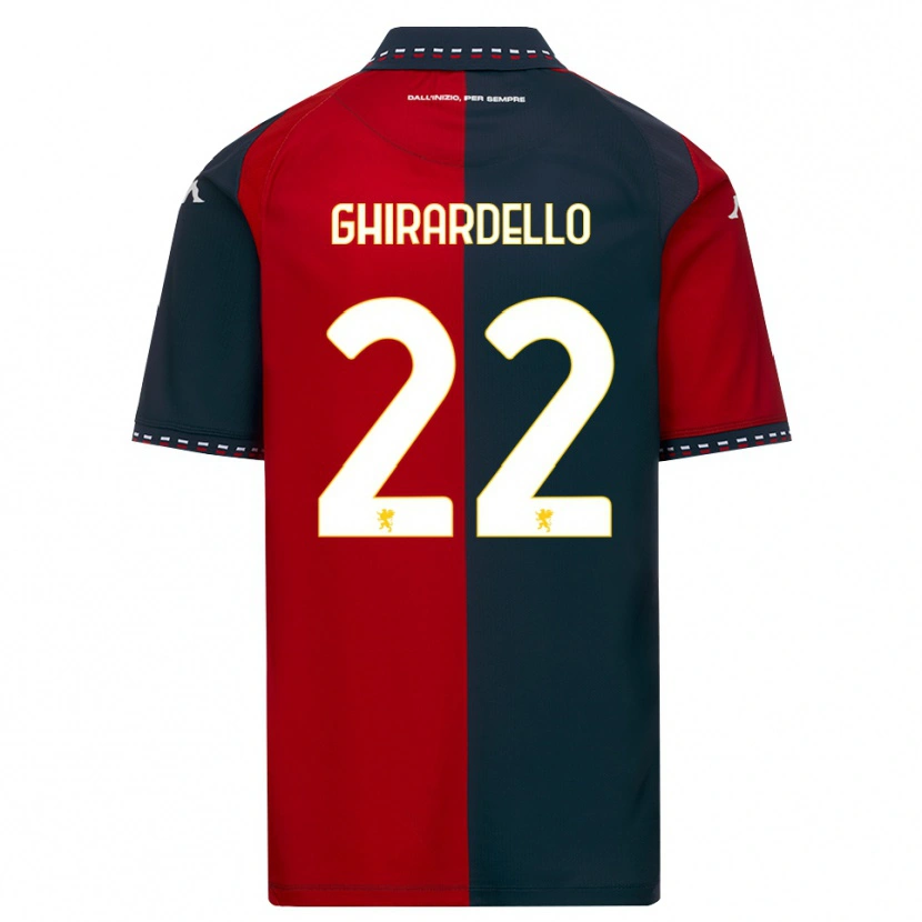 Danxen Herren Tommaso Ghirardello #22 Rot Schwarz Weiß Heimtrikot Trikot 2026/27 T-Shirt Österreich