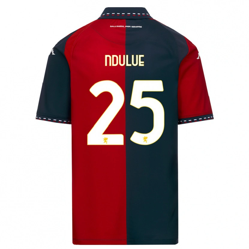 Danxen Herren Daniel Ndulue #25 Rot Schwarz Weiß Heimtrikot Trikot 2026/27 T-Shirt Österreich