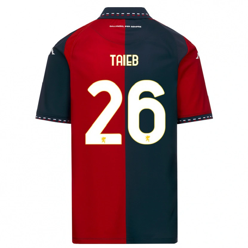 Danxen Herren Chad Taieb #26 Rot Schwarz Weiß Heimtrikot Trikot 2026/27 T-Shirt Österreich