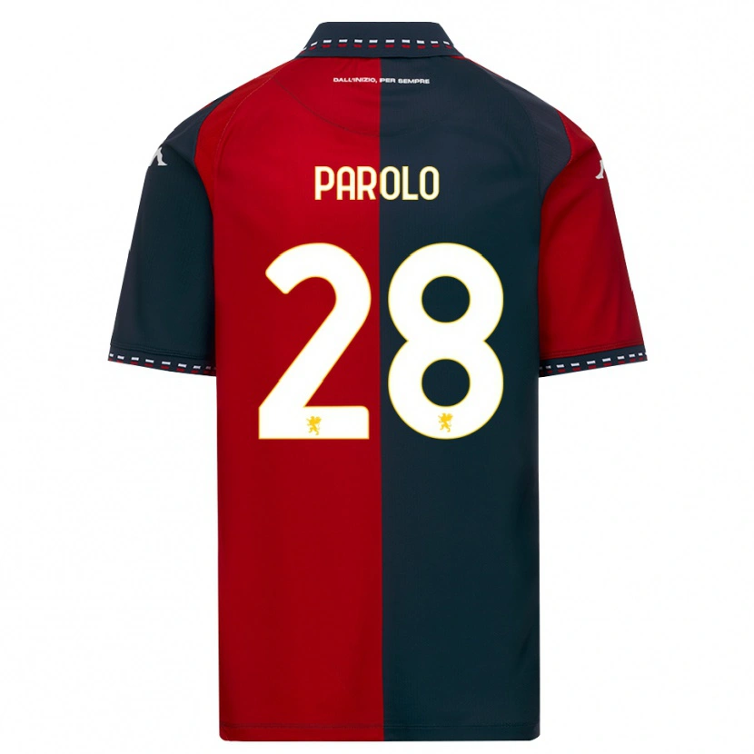 Danxen Herren Lucrezia Parolo #28 Rot Schwarz Weiß Heimtrikot Trikot 2026/27 T-Shirt Österreich