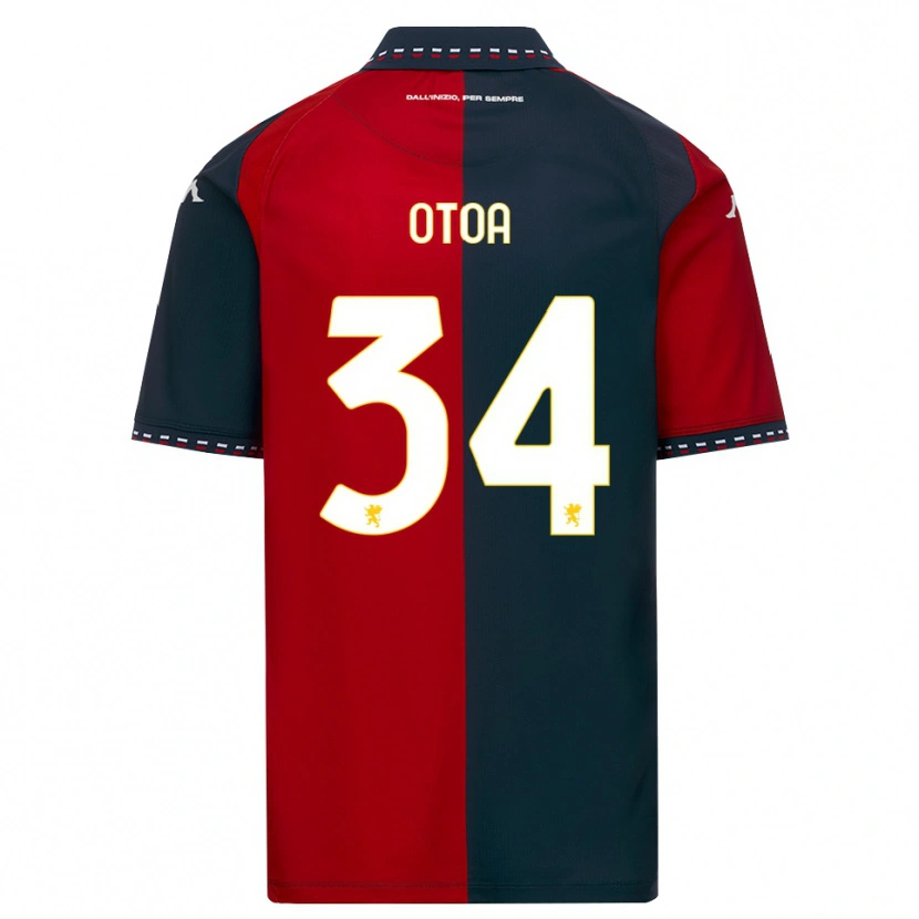 Danxen Herren Sebastian Otoa #34 Rot Schwarz Weiß Heimtrikot Trikot 2026/27 T-Shirt Österreich