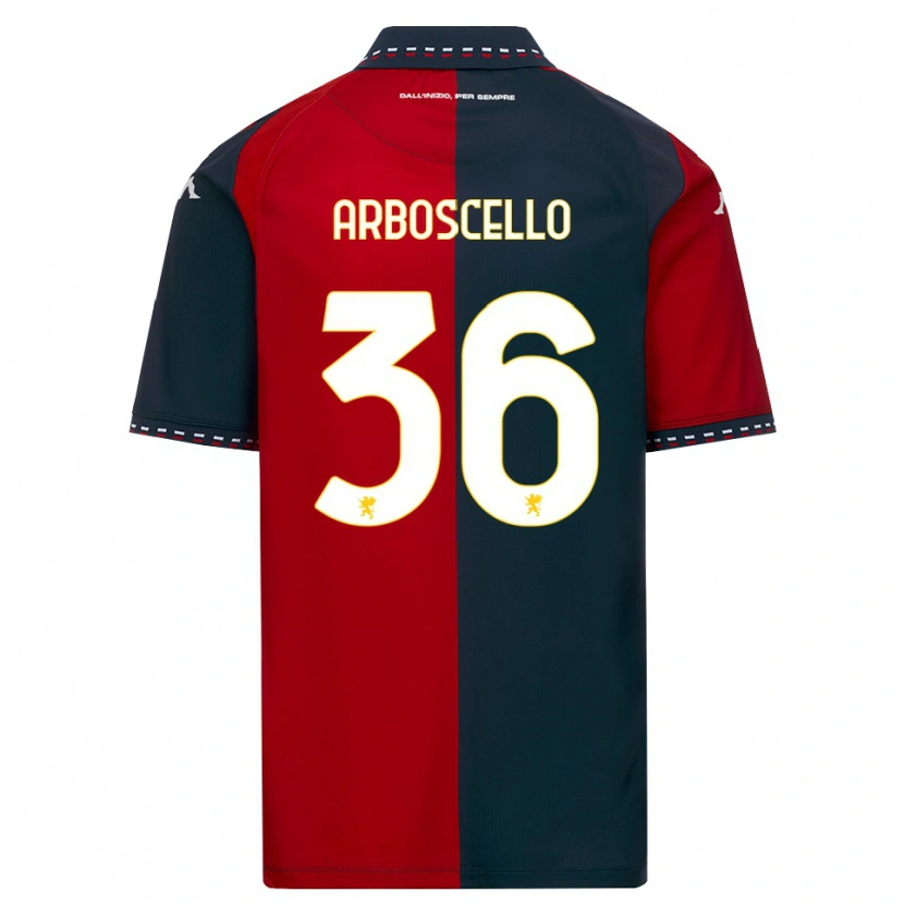 Danxen Herren Riccardo Arboscello #36 Rot Schwarz Weiß Heimtrikot Trikot 2026/27 T-Shirt Österreich