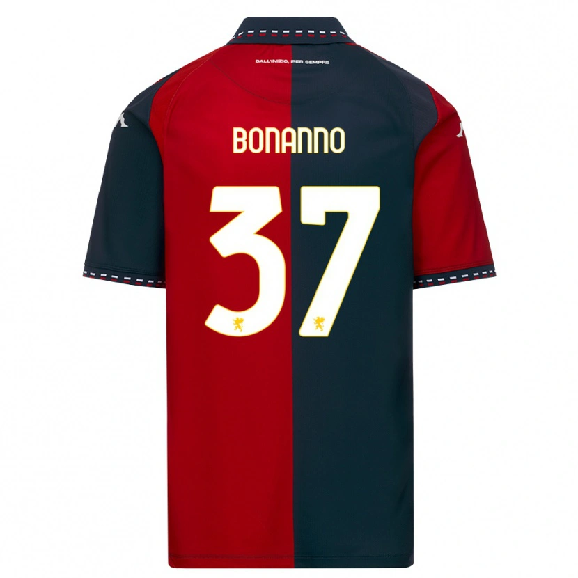 Danxen Herren Giuseppe Bonanno #37 Rot Schwarz Weiß Heimtrikot Trikot 2026/27 T-Shirt Österreich