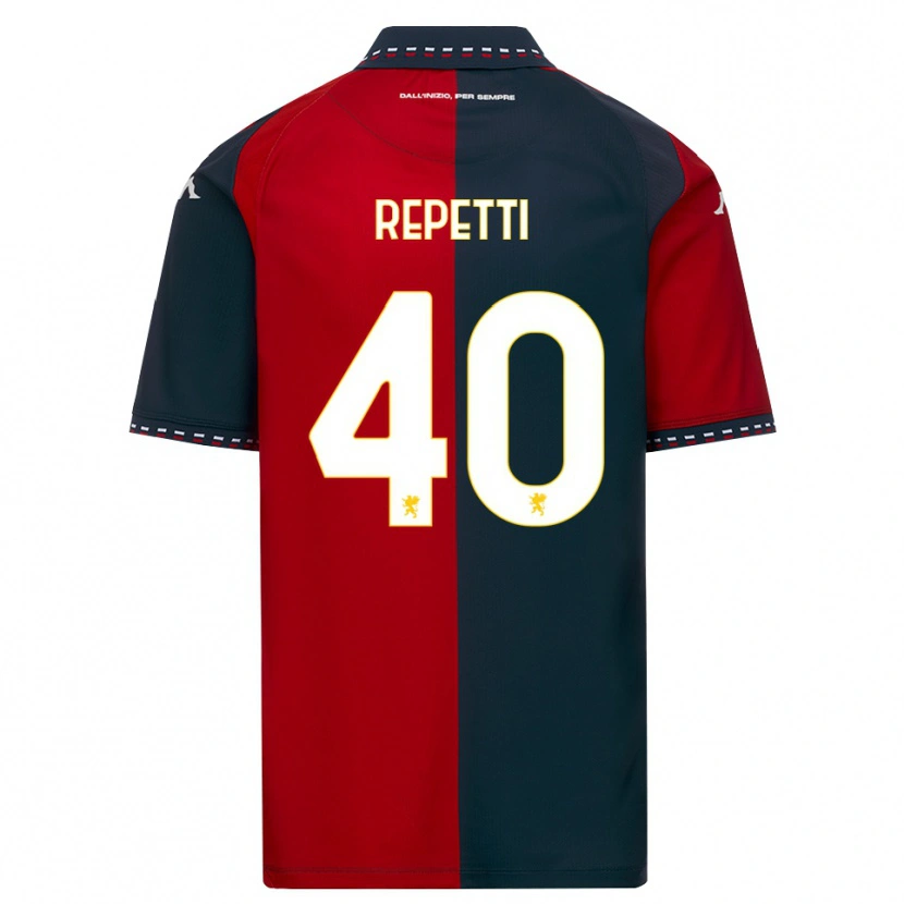 Danxen Herren Chiara Repetti #40 Rot Schwarz Weiß Heimtrikot Trikot 2026/27 T-Shirt Österreich