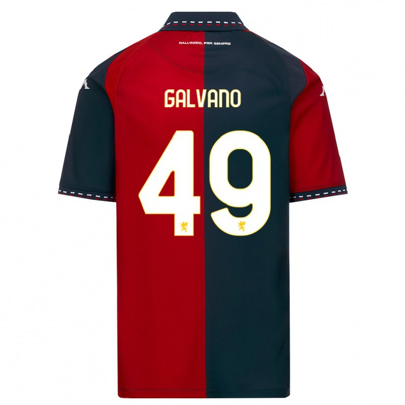 Danxen Herren Cristian Galvano #49 Rot Schwarz Weiß Heimtrikot Trikot 2026/27 T-Shirt Österreich