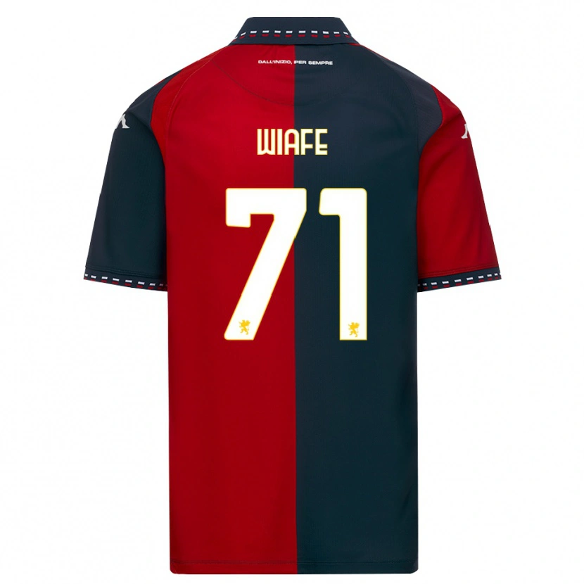 Danxen Herren Samuel Wiafe #71 Rot Schwarz Weiß Heimtrikot Trikot 2026/27 T-Shirt Österreich