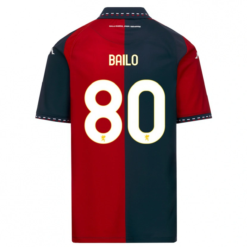 Danxen Herren Giorgio Bailo #80 Rot Schwarz Weiß Heimtrikot Trikot 2026/27 T-Shirt Österreich