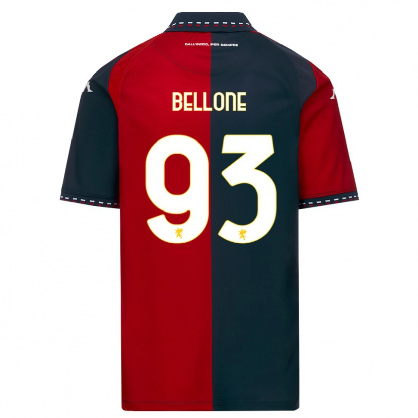 Danxen Herren Francesco Bellone #93 Rot Schwarz Weiß Heimtrikot Trikot 2026/27 T-Shirt Österreich
