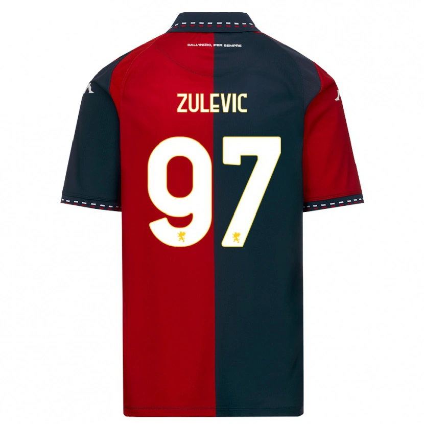 Danxen Herren Adam Zulevic #97 Rot Schwarz Weiß Heimtrikot Trikot 2026/27 T-Shirt Österreich